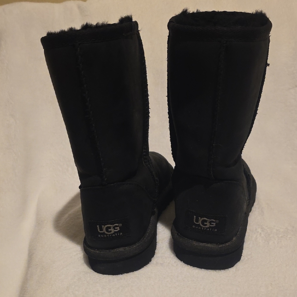 UGG Black Sheepskin Boots